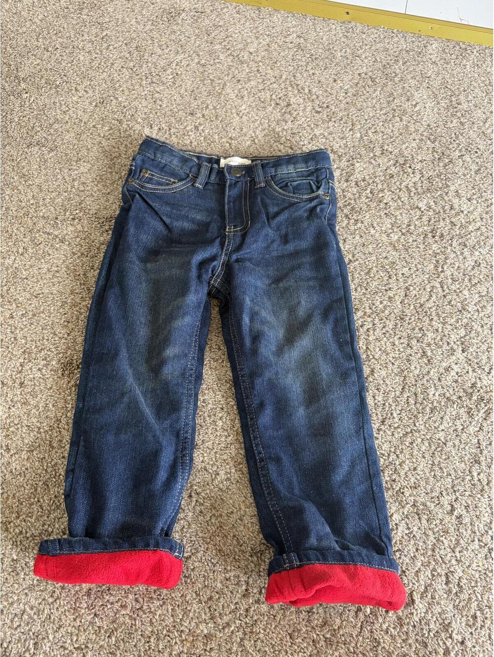 Tough skins lined fleece jeans